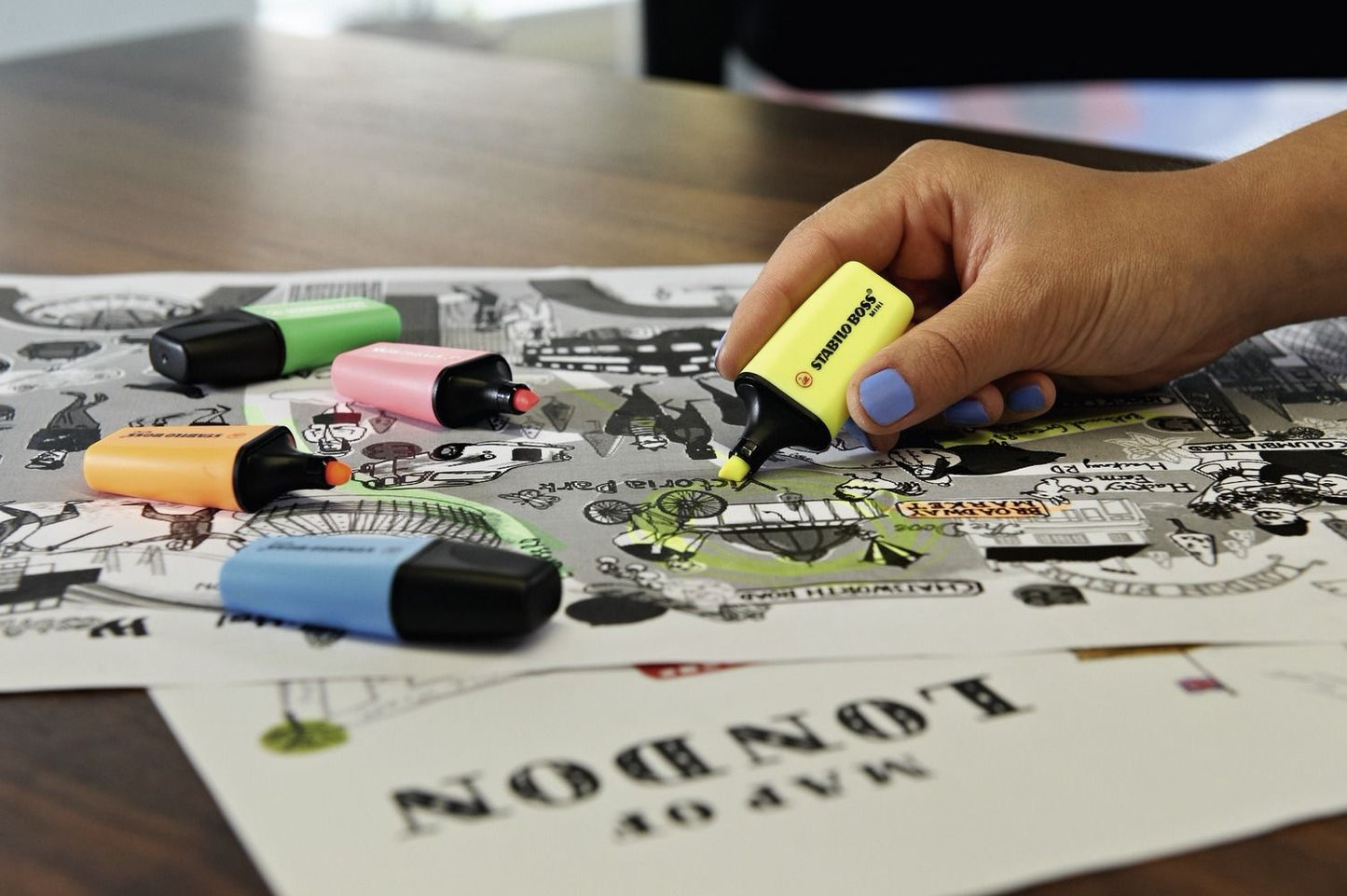 Evidenziatore - STABILO BOSS MINI - Verde (25526484)