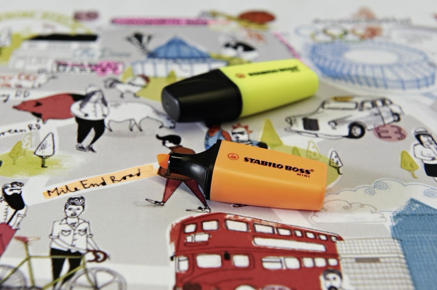 Evidenziatore - STABILO BOSS MINI - Arancione (25526424)