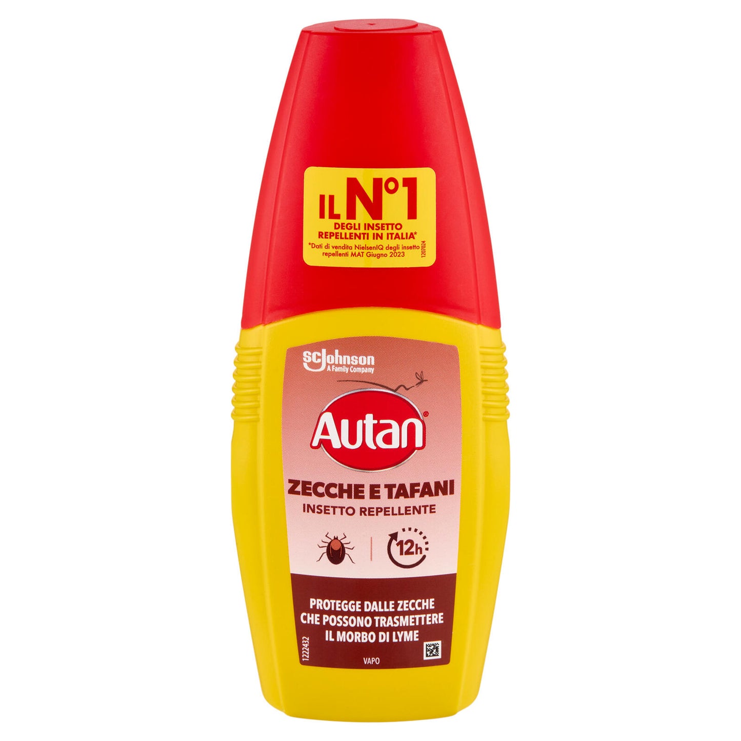 Autan Zecche e Tafani Vapo, Spray Anti zecche e tafani, Insetto Repellente, 1 Flacone da 100 ml (25519689)
