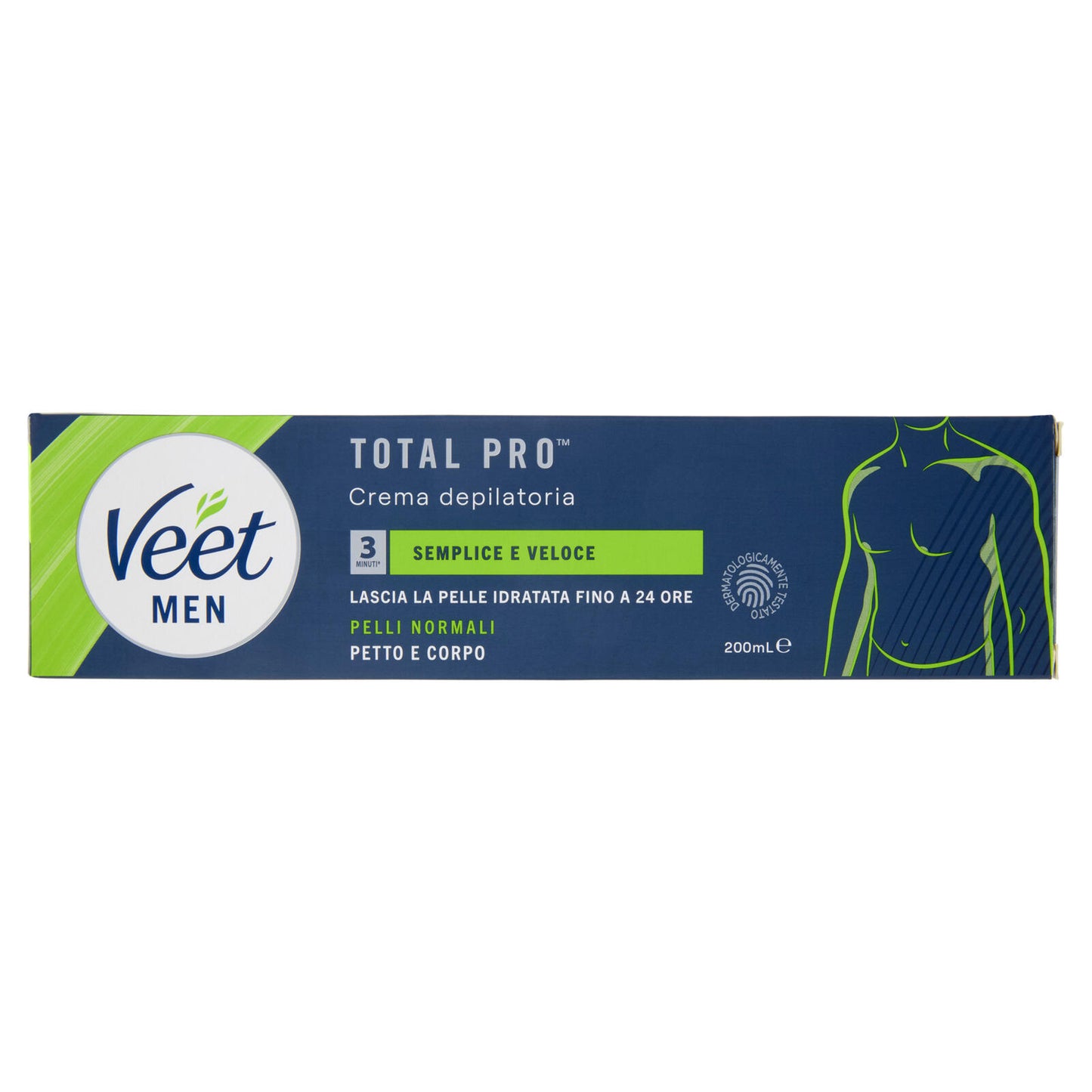Veet Men Crema Depilatoria Uomo, Pelli Normali, 200 ml (25613323)