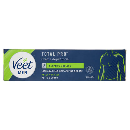 Veet Men Crema Depilatoria Uomo, Pelli Normali, 200 ml (25613323)