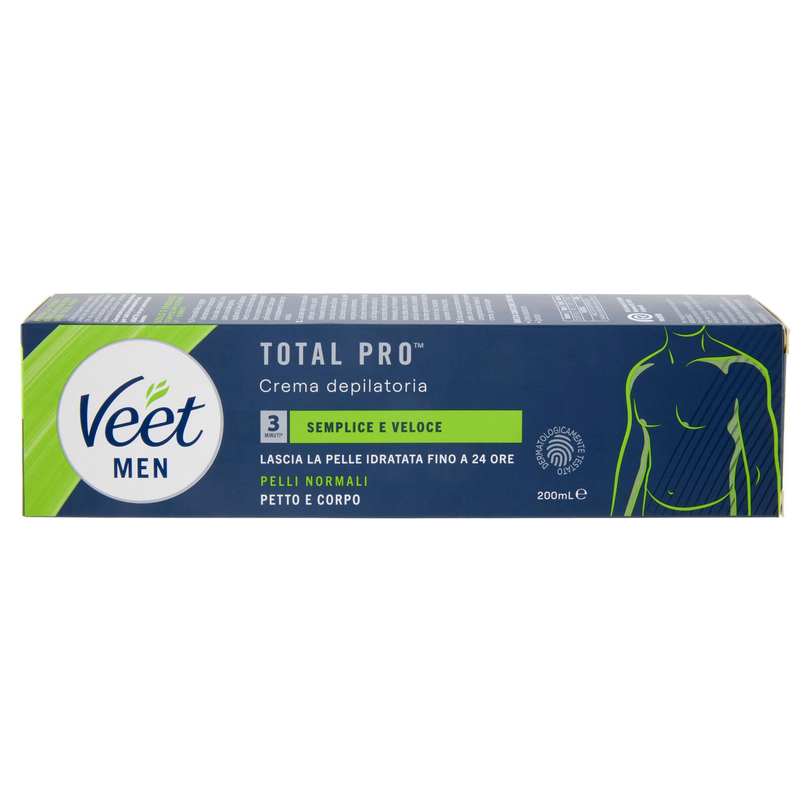 Veet Men Crema Depilatoria Uomo, Pelli Normali, 200 ml (25613324)