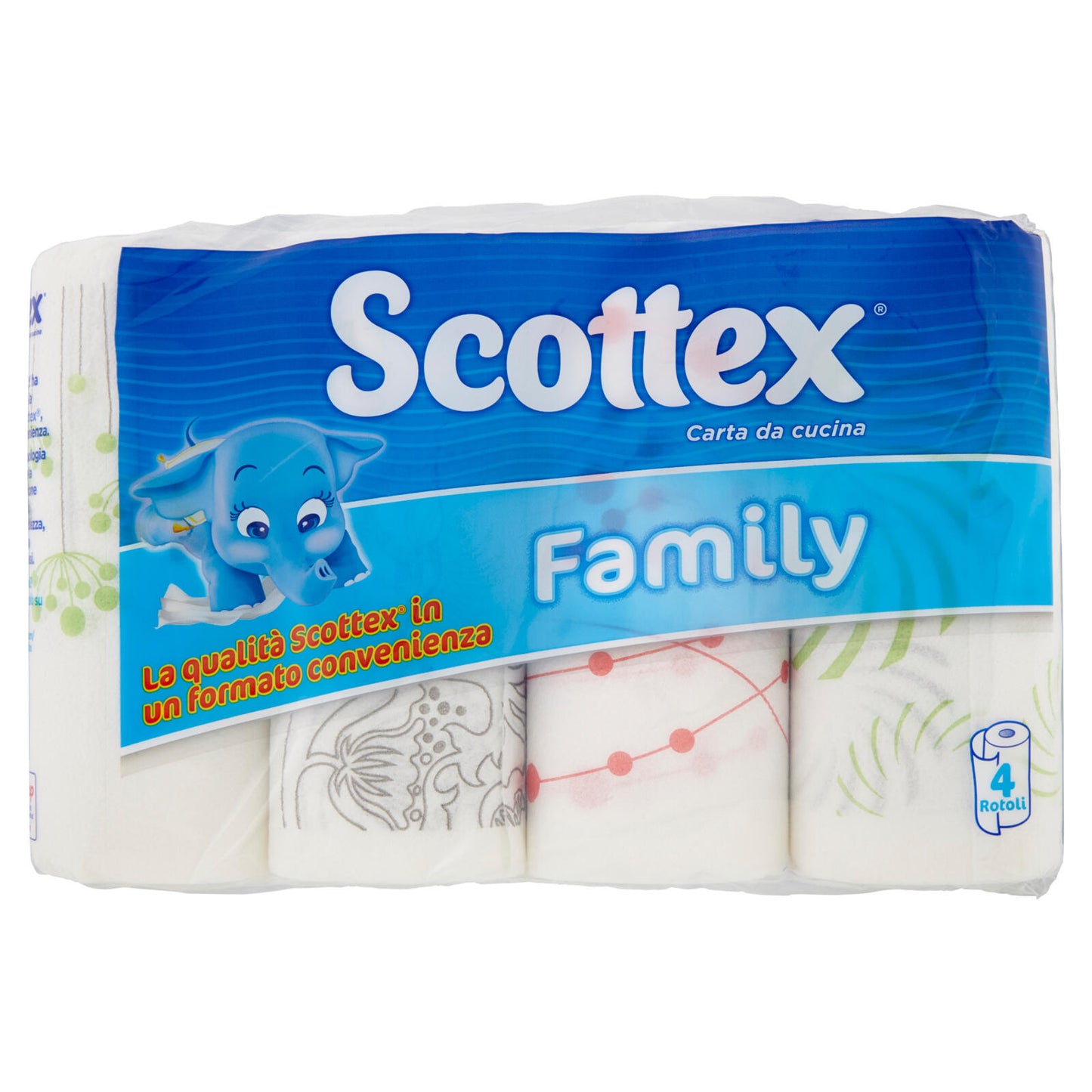 Scottex Family Carta da cucina 4 rotoli