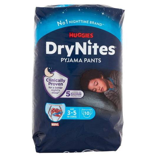 Huggies DryNites Pyjama Pants Age 3-5 16-23 Kg 10 pz
