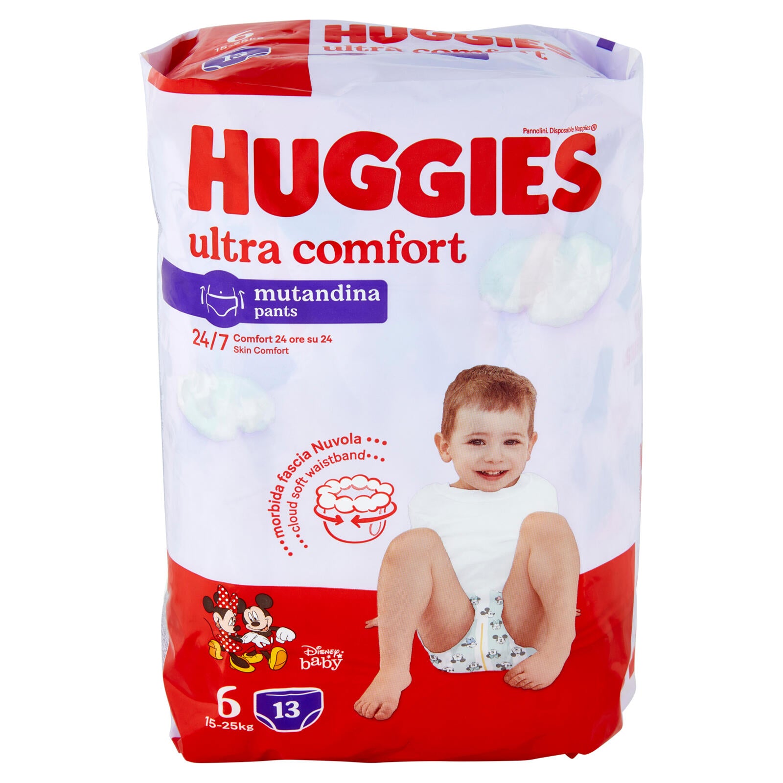 Huggies ultra comfort mutandina 6 15-25 Kg 13 pz