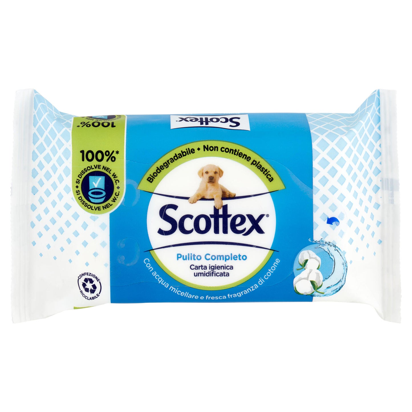 Scottex Pulito Completo Carta igienica umidificata 42 pz