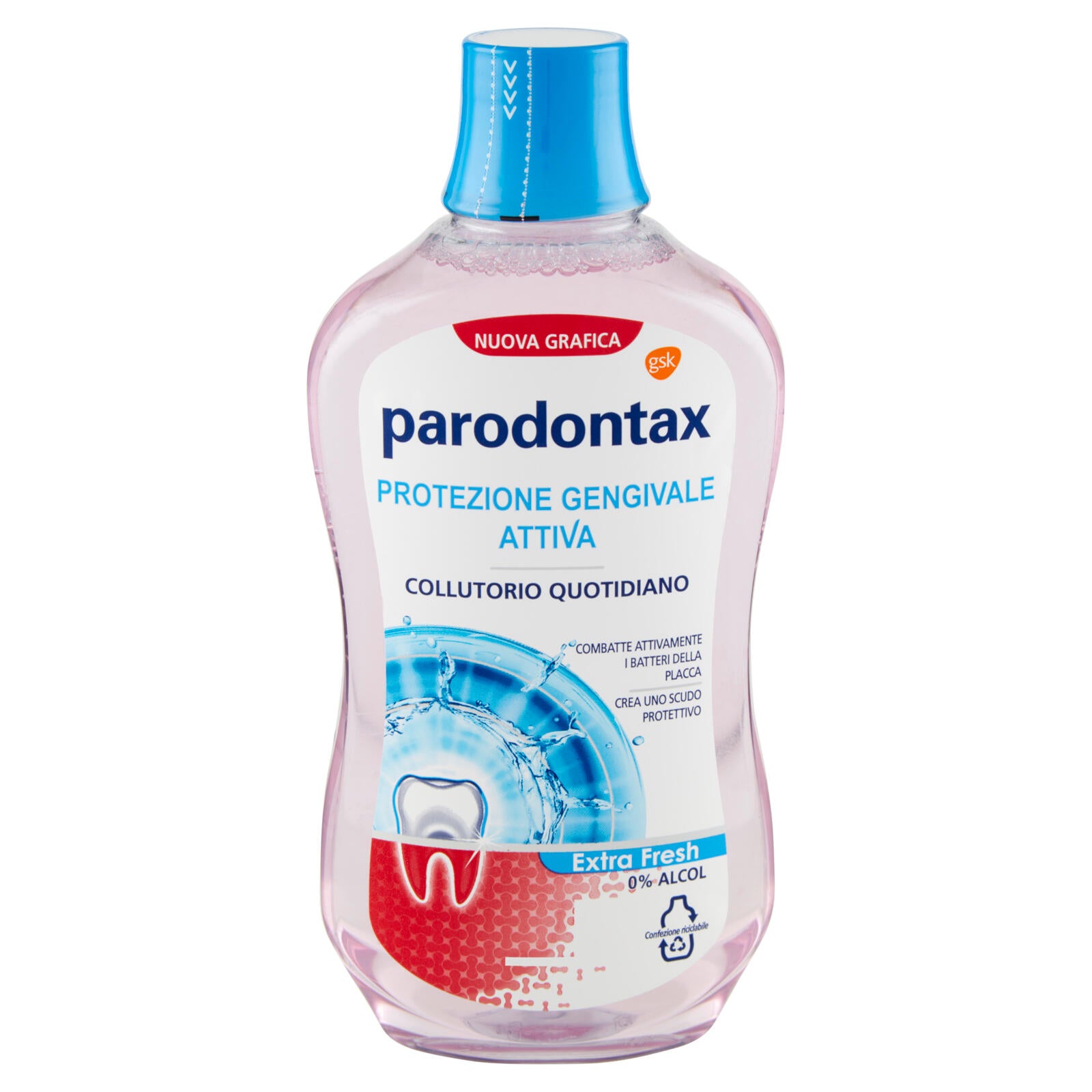 parodontax Collutorio Quotidiano Protezione Gengivale Attiva Extra Fresh 500 ml