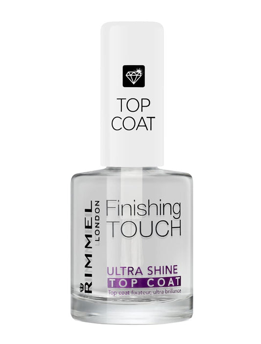 Smalto Top Coat - Rimmel London - Ultra Shine Finishig Touch - Trasparente - 12 ml (25605613)
