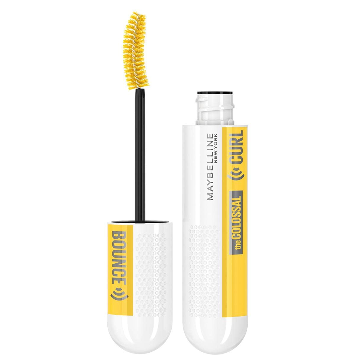 Maybelline New York Colossal Curl Bounce Mascara, 24h di Volume Colossale e Lunghezza Estrema, Con Memory Curl per una Curva delle Ciglia che Dura a Lungo, Very Black, 10 ml (25558671)