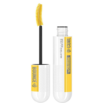 Maybelline New York Colossal Curl Bounce Mascara, 24h di Volume Colossale e Lunghezza Estrema, Con Memory Curl per una Curva delle Ciglia che Dura a Lungo, Very Black, 10 ml (25558671)