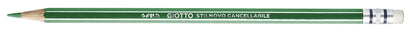 Giotto 256800 - Stilnovo Cancellabile Astuccio 10 Pastelli Colorati con Temperamatite e Gomma (25530652)