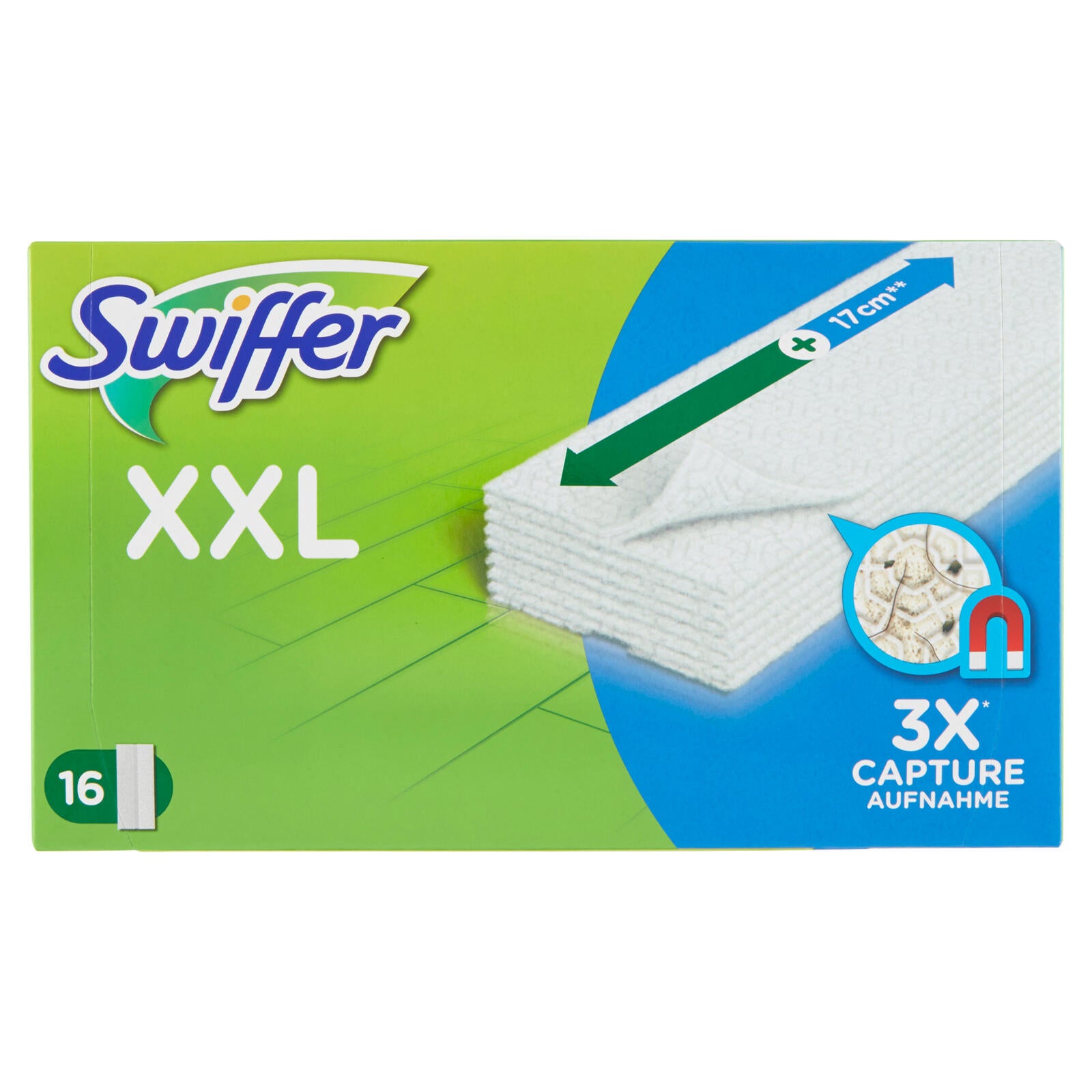 Swiffer XXL Panni Catturapolvere per Scopa Swiffer - Ricarica 16 Panni