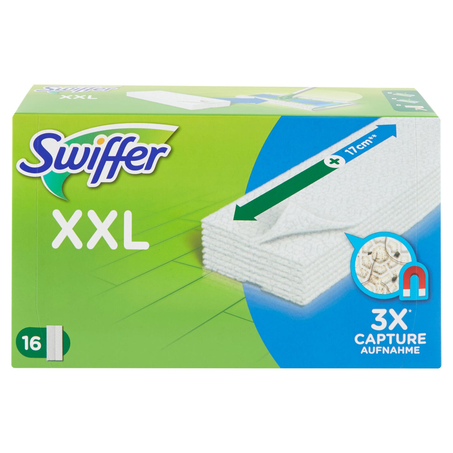 Swiffer XXL Panni Catturapolvere per Scopa Swiffer - Ricarica 16 Panni ->