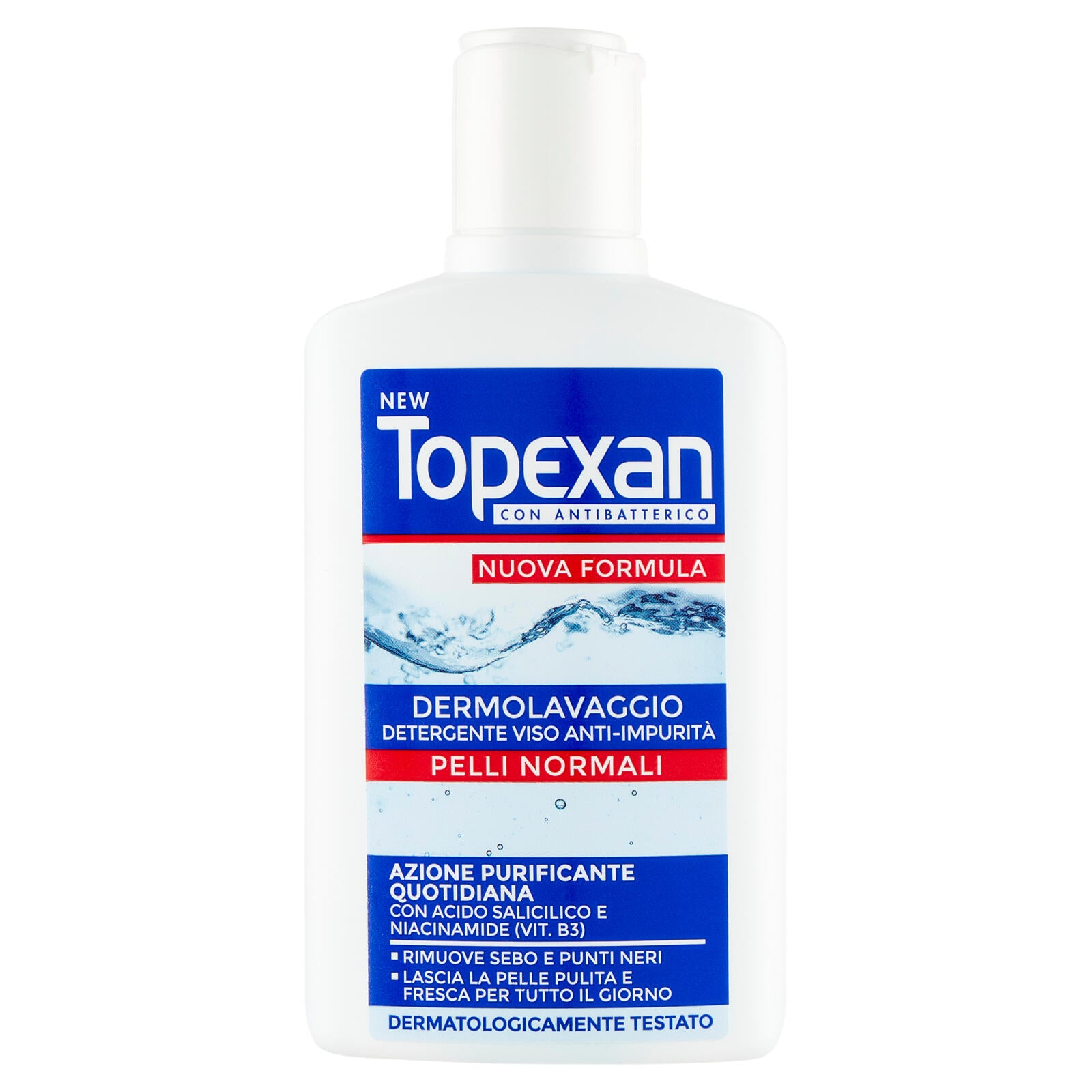 New Topexan con Antibatterico Dermolavaggio Detergente Viso Anti-Impurità Pelli Normali 150 ml (25562979)