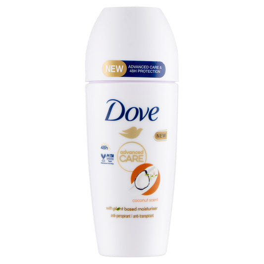 Dove coconut scent with planet based moisturiser anti-perspirant 50 ml