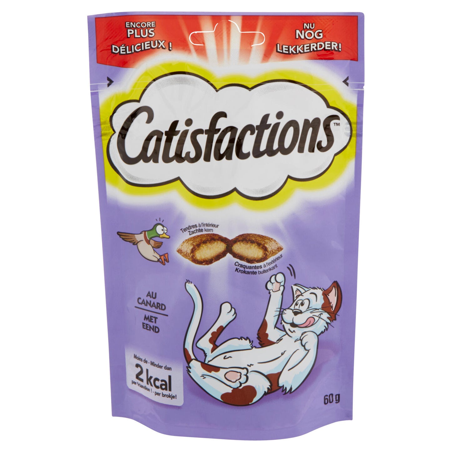 Catisfactions Snack Gatto con Anatra 60 g