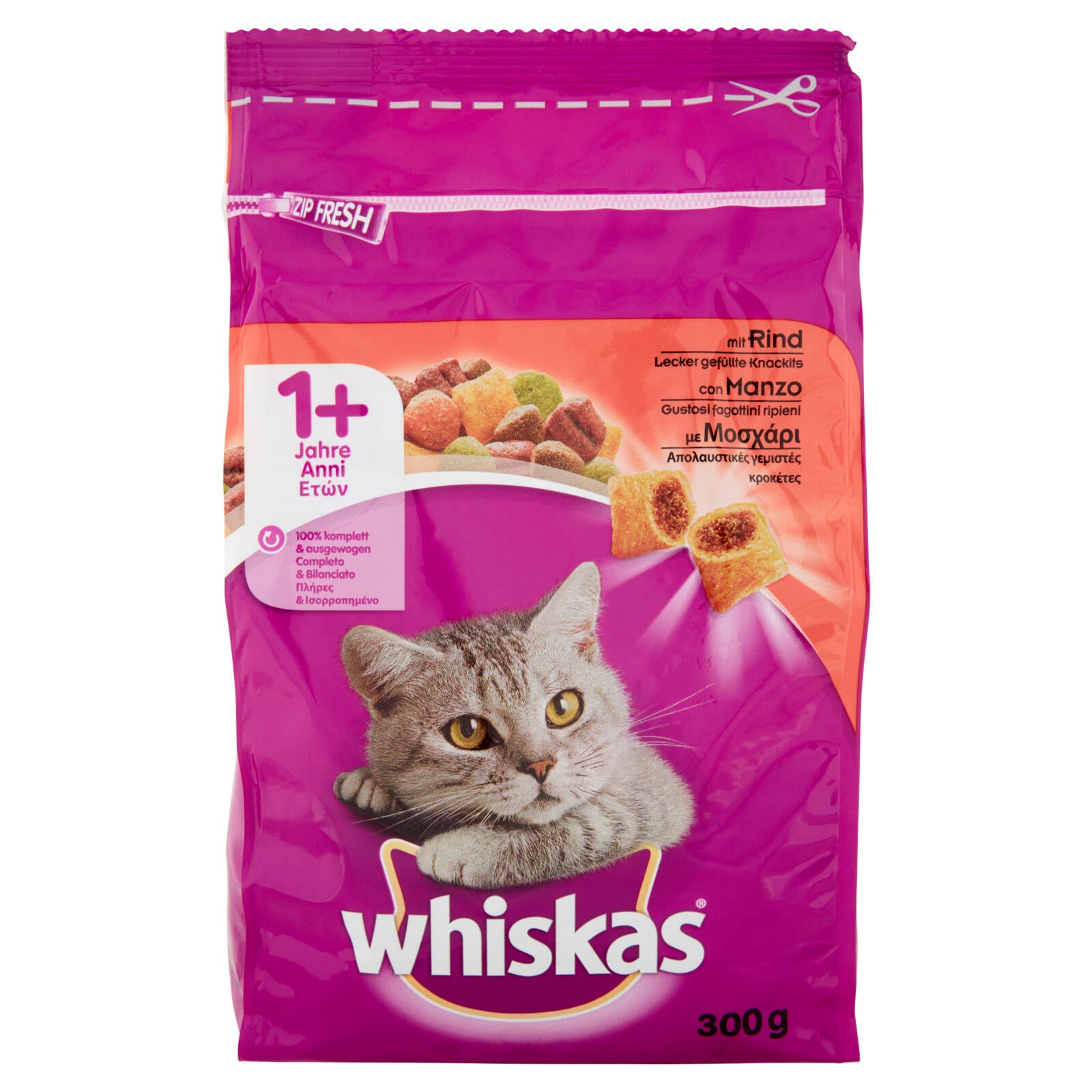 whiskas 1+ Anni con Manzo 300 g (25613671)