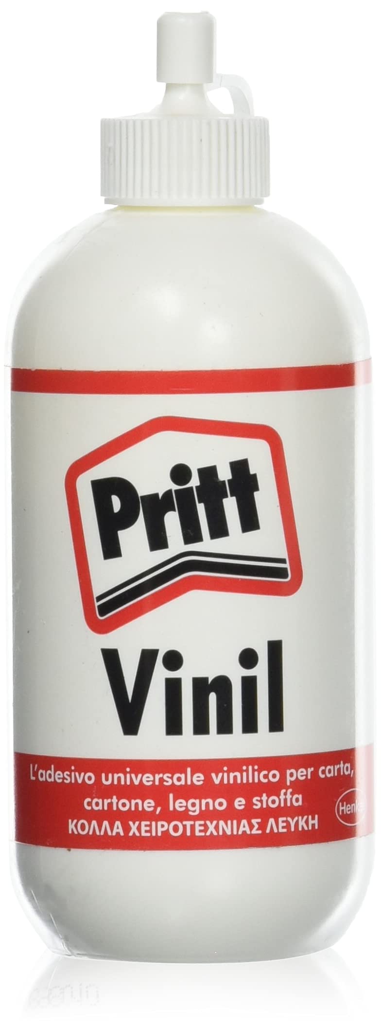 Pritt Colla Vinil Universale, Colla Vinilica, Adesivo Vinilico, Colla per Lavoretti e Fai da te, Indispensabile per Uso Scuola, Cartone, Sughero, Tela, Feltro e Carta da Parati, Colla da 100g (25582539)