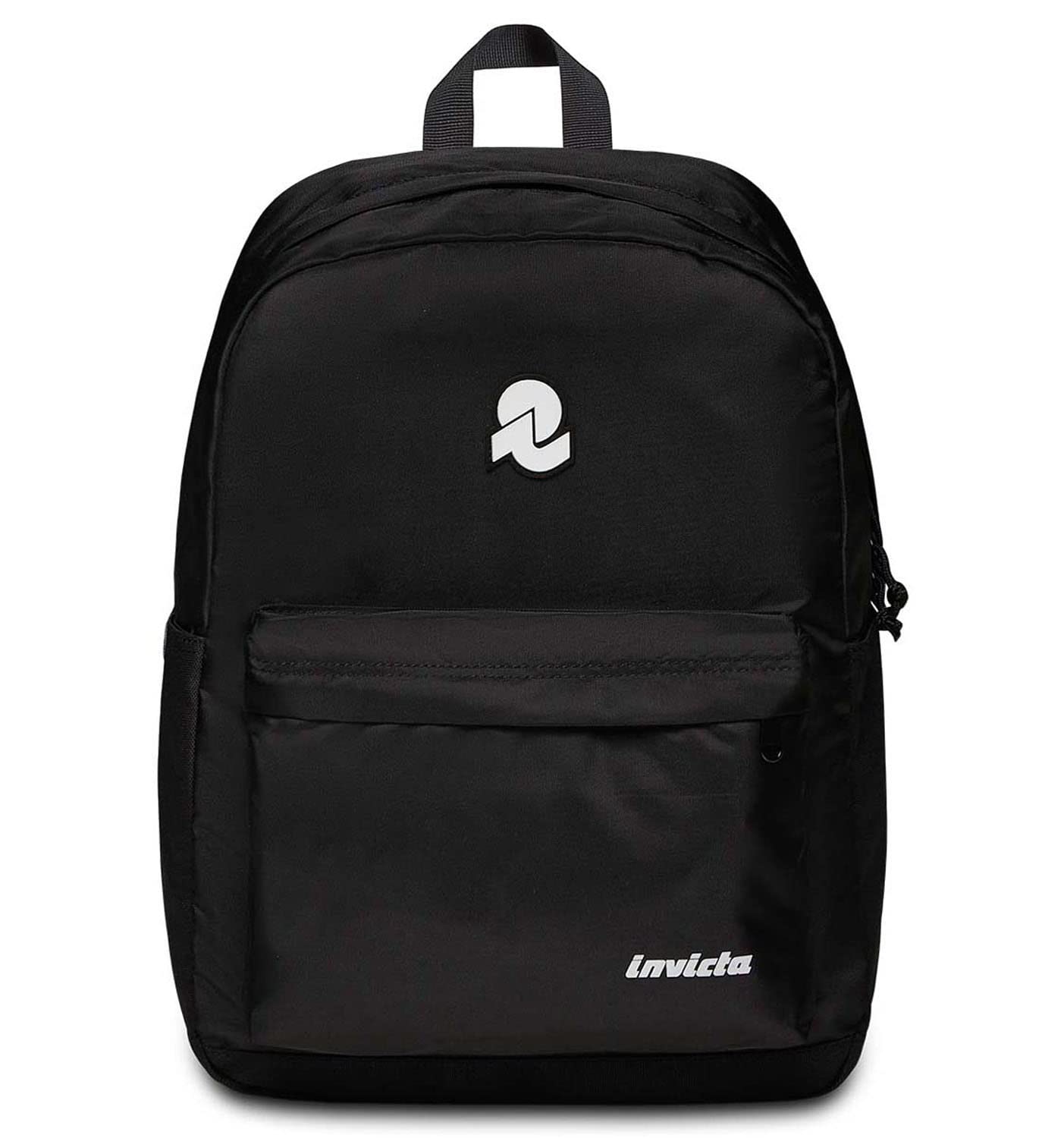 Invicta Zaino Scuola CARLSON, Nero - Tasca Interna, Tasca Porta PC, Tasche Laterali Porta Borraccia - Zaino Viaggio, Zaino Università - Eco Material (25531293)