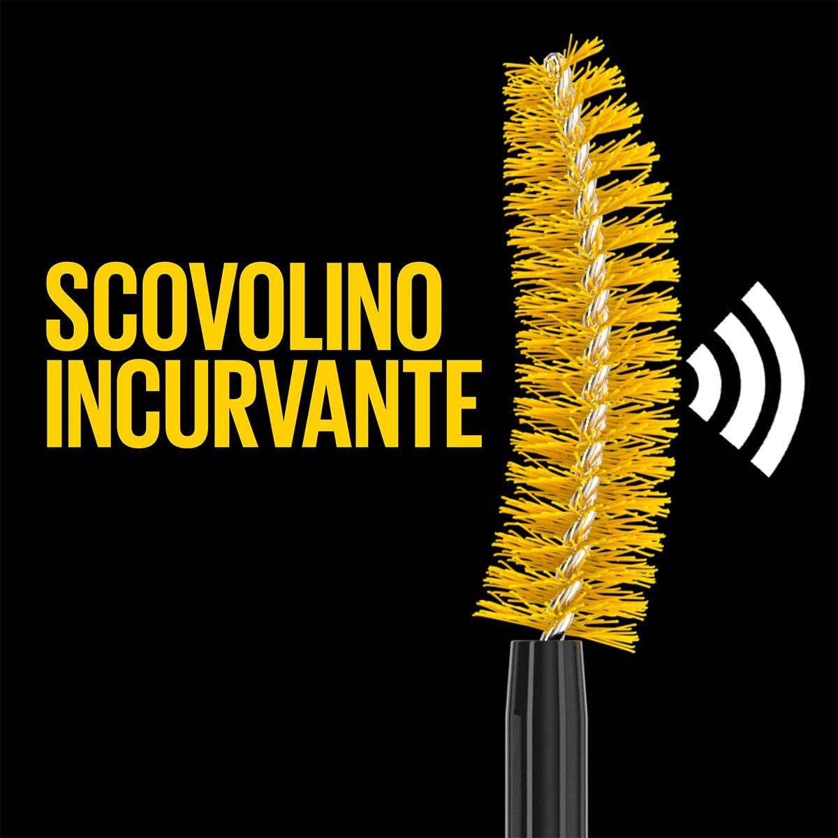 Maybelline New York Colossal Curl Bounce Mascara, 24h di Volume Colossale e Lunghezza Estrema, Con Memory Curl per una Curva delle Ciglia che Dura a Lungo, Very Black, 10 ml (25558675)