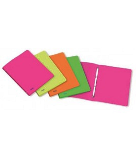RACCOGLITORI AD ANELLI A4 PP POLIPROPILENE, 30 mm, 4 ANELLI, colori FLUO casuale (25583430)