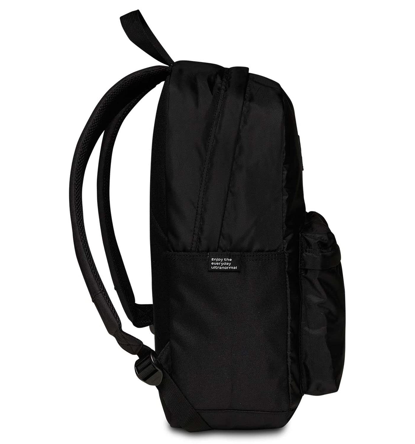 Invicta Zaino Scuola CARLSON, Nero - Tasca Interna, Tasca Porta PC, Tasche Laterali Porta Borraccia - Zaino Viaggio, Zaino Università - Eco Material (25531295)