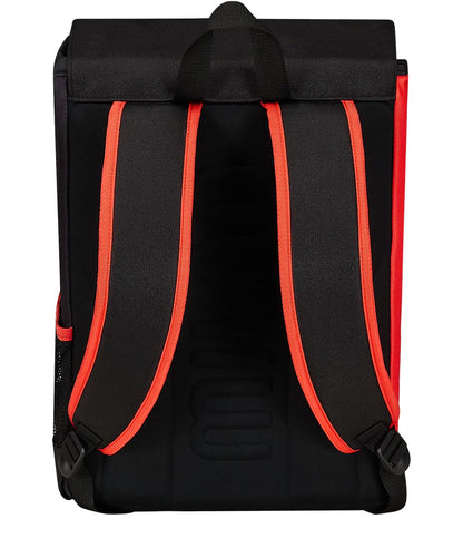 Seven Zaino Scuola Estensibile A.C. MILAN Calcio - PATH OF VICTORY, Nero Rosso - Zaino Doppio Scomparto Sdoppiabile Tramite Zip e Con Tasca Porta Borraccia, Zaino Bambino (25600201)