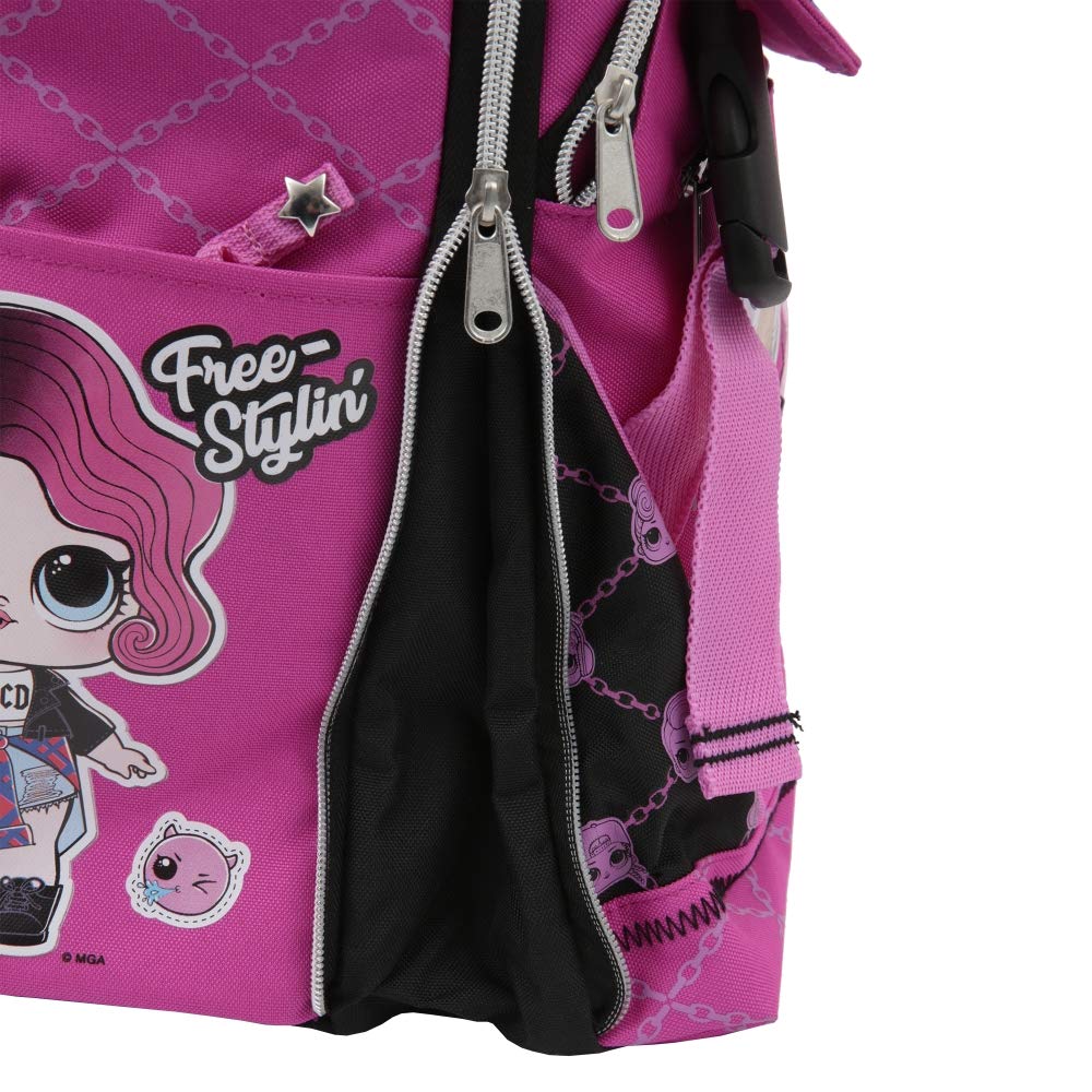 L.O.L Surprise! 19 Zaino Estensibile, Spallacci Imbottiti e Schienale Comfort Back, Giochi Preziosi (25532421)