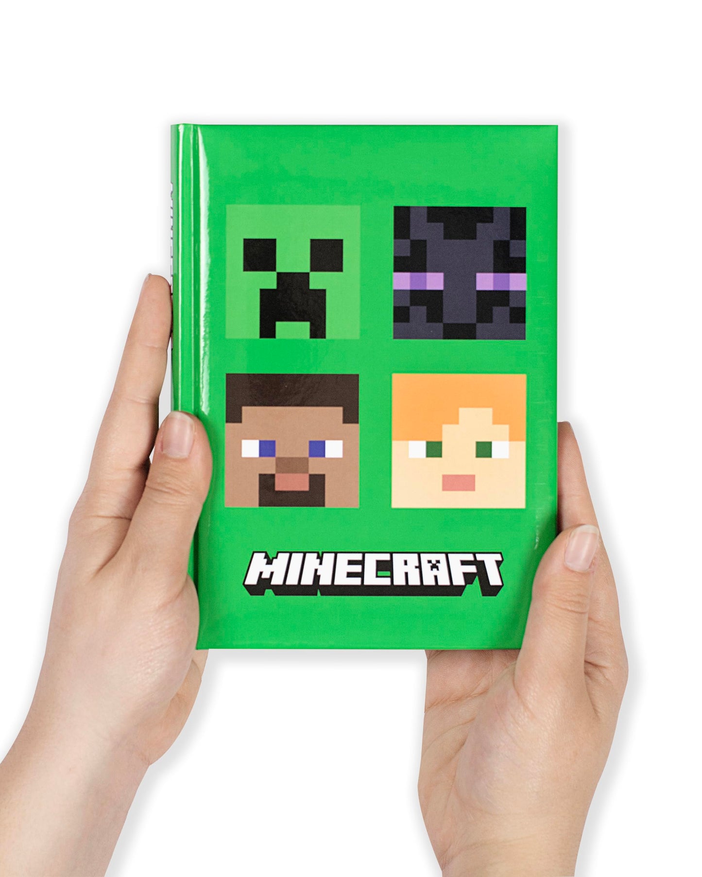 MINECRAFT - Diario Scuola, Agenda Giornaliera 12 Mesi per Bambini e Ragazzi, con Copertina Imbottita, 320 Pagine Colorate, Ideale per Scuola Elementare e Media, 13x17.8 cm, Faces Pixel (25561966)