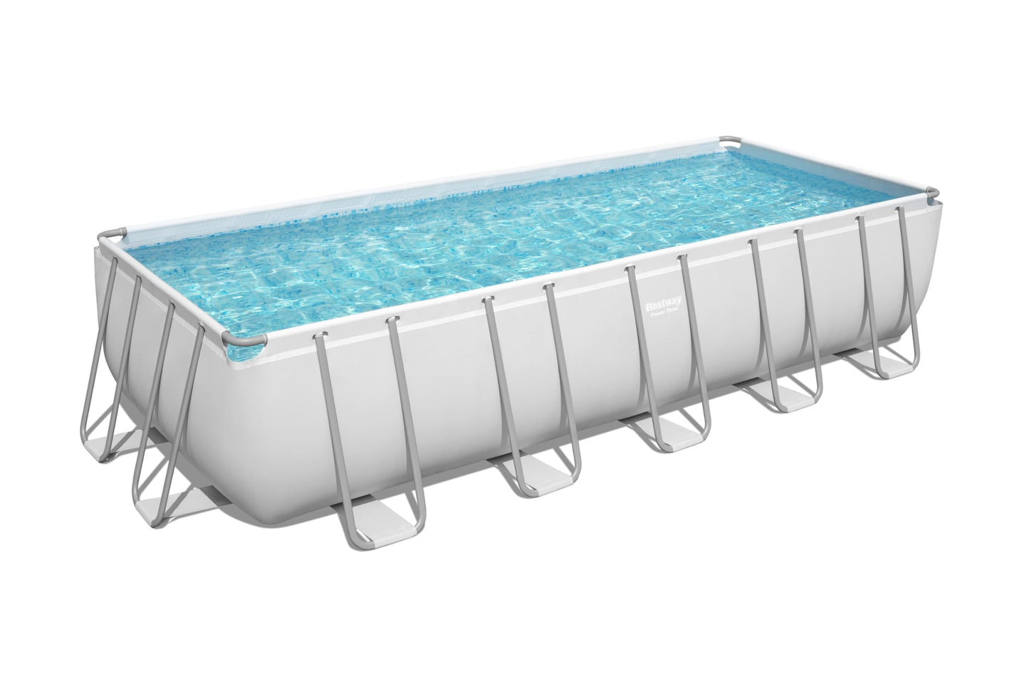 Bestway 5612B Piscina Fuori Terra Power Steel Power Rettangolare da 640x274x132 cm