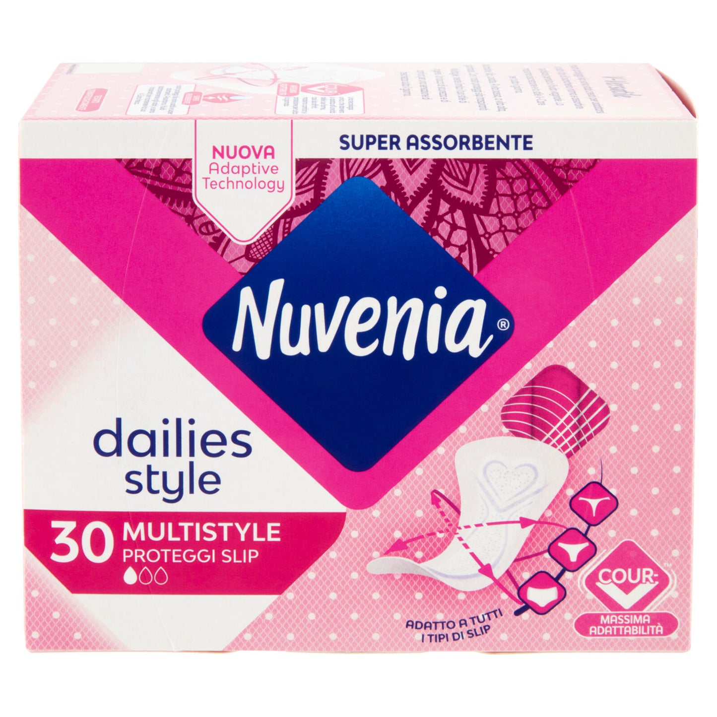 Nuvenia dailies style Multistyle Proteggi Slip 30 pz