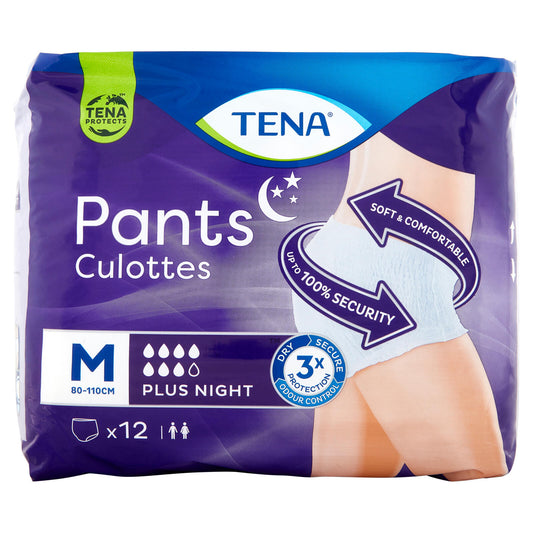 Tena Pants Culottes Plus Night M 12 pz