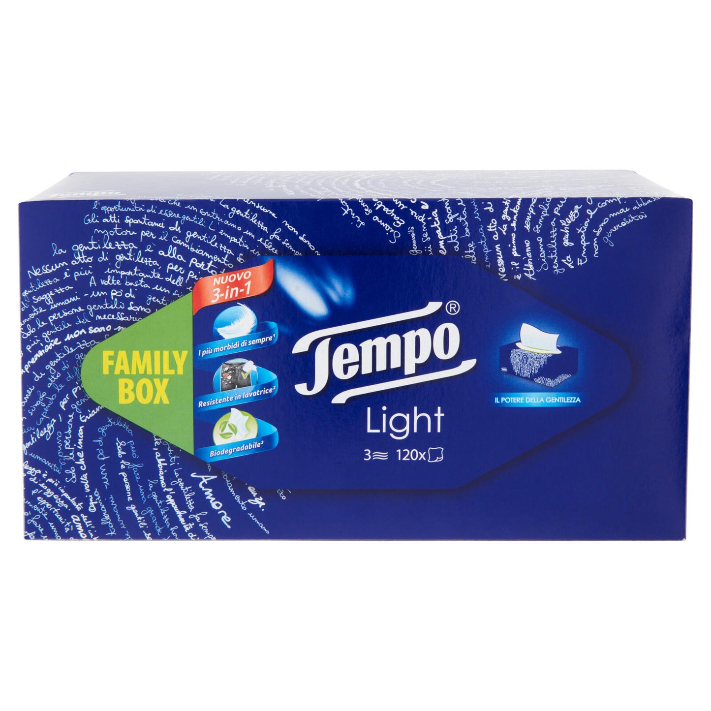 Tempo Family Box Light Fazzoletti 3 Veli 120 pz