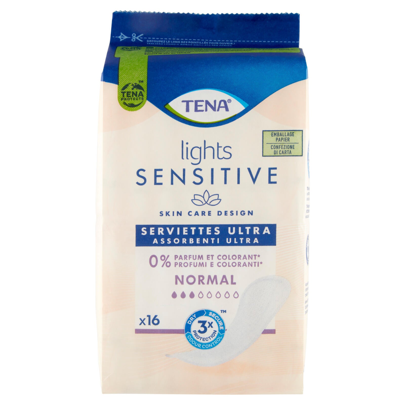 Tena lights Sensitive Assorbenti Ultra Normal 16 pz