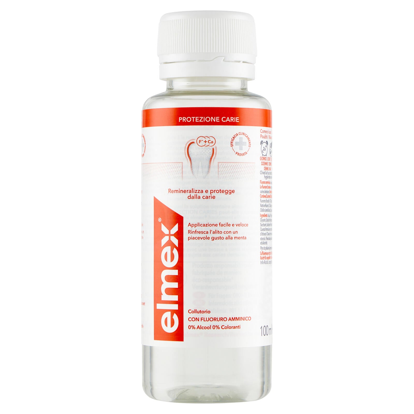elmex collutorio Protezione Carie rinfresca l´alito 100 ml