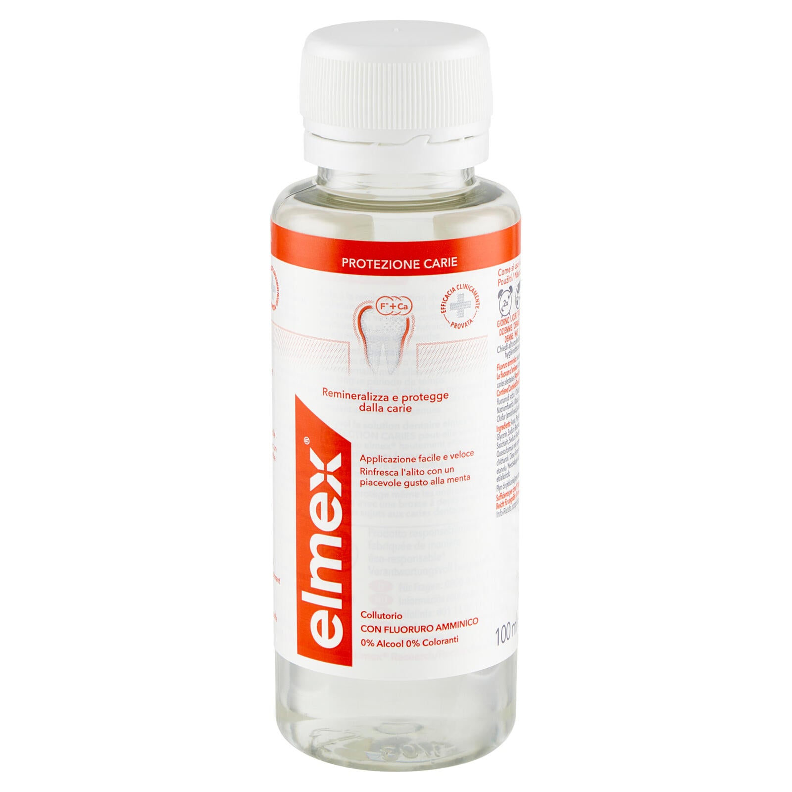 elmex collutorio Protezione Carie rinfresca l´alito 100 ml