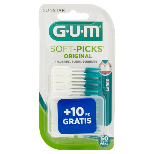 Gum Soft-Picks Original + Fluoro Large 40 + 10 pz