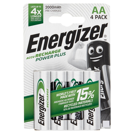 Energizer Accu Recharge Power Plus AA 4 pz (25526289)
