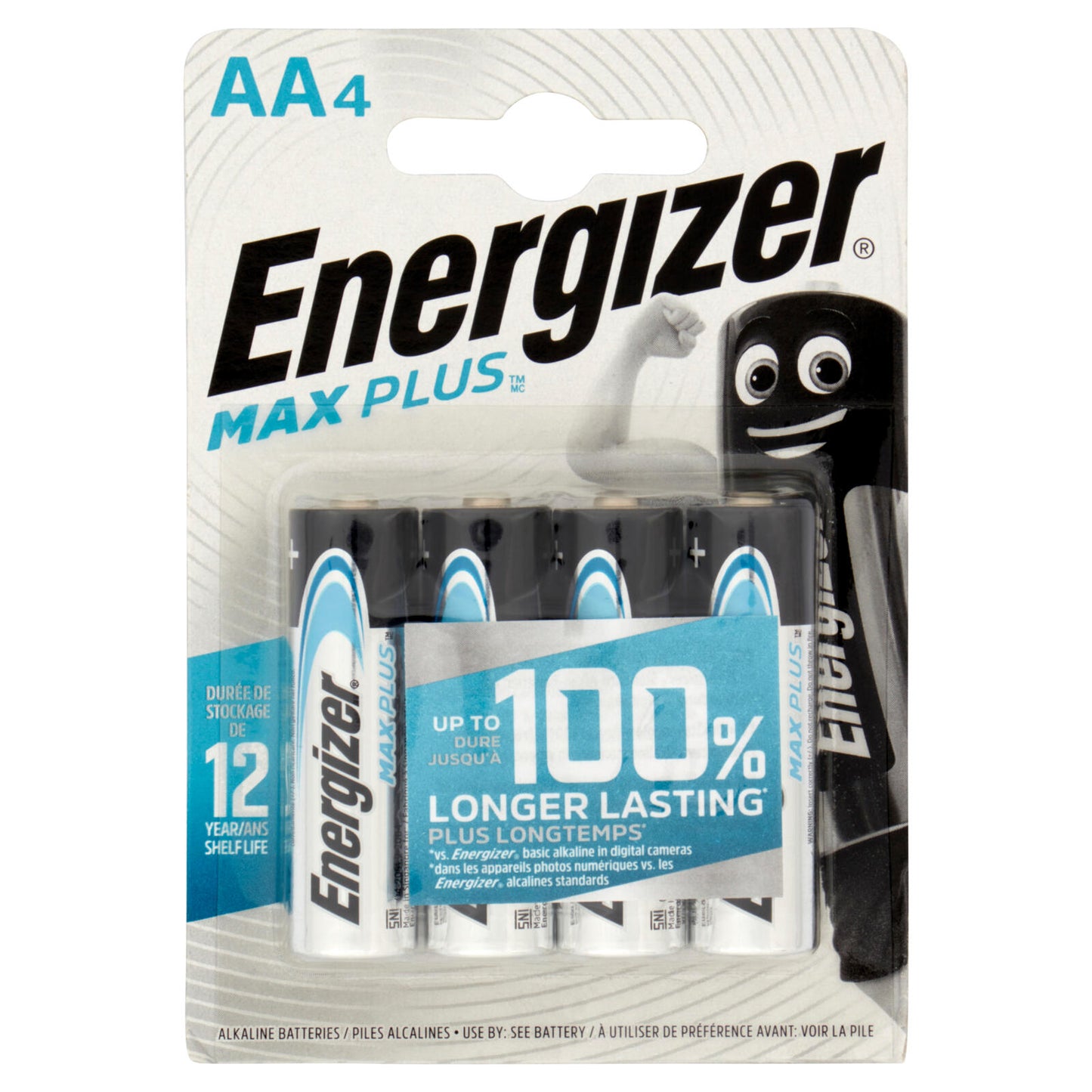 Energizer Max Plus AA Stilo 4 pz