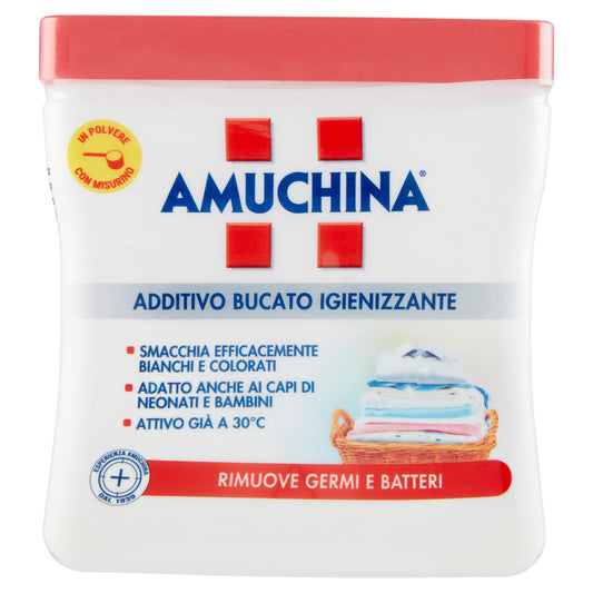 Amuchina Additivo Bucato Igienizzante in Polvere con Misurino 500 g