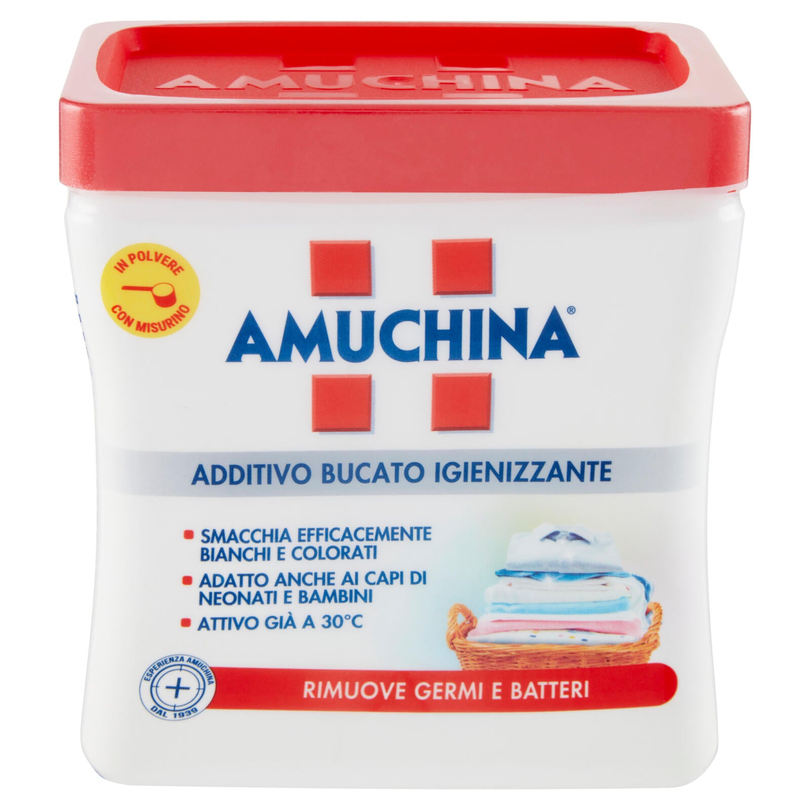 Amuchina Additivo Bucato Igienizzante in Polvere con Misurino 500 g
