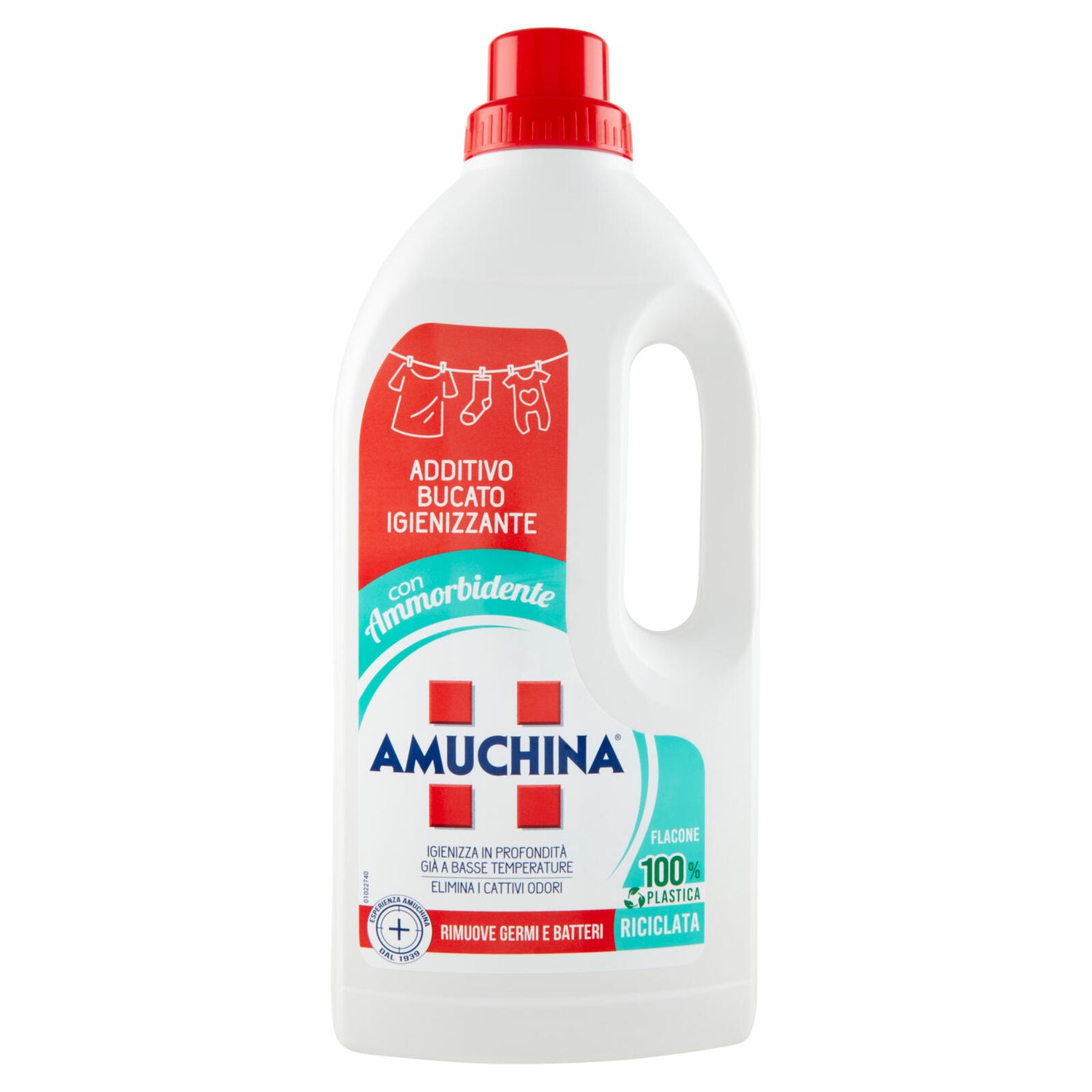 Amuchina Additivo Bucato Igienizzante con Ammorbidente 1 L (25519225)