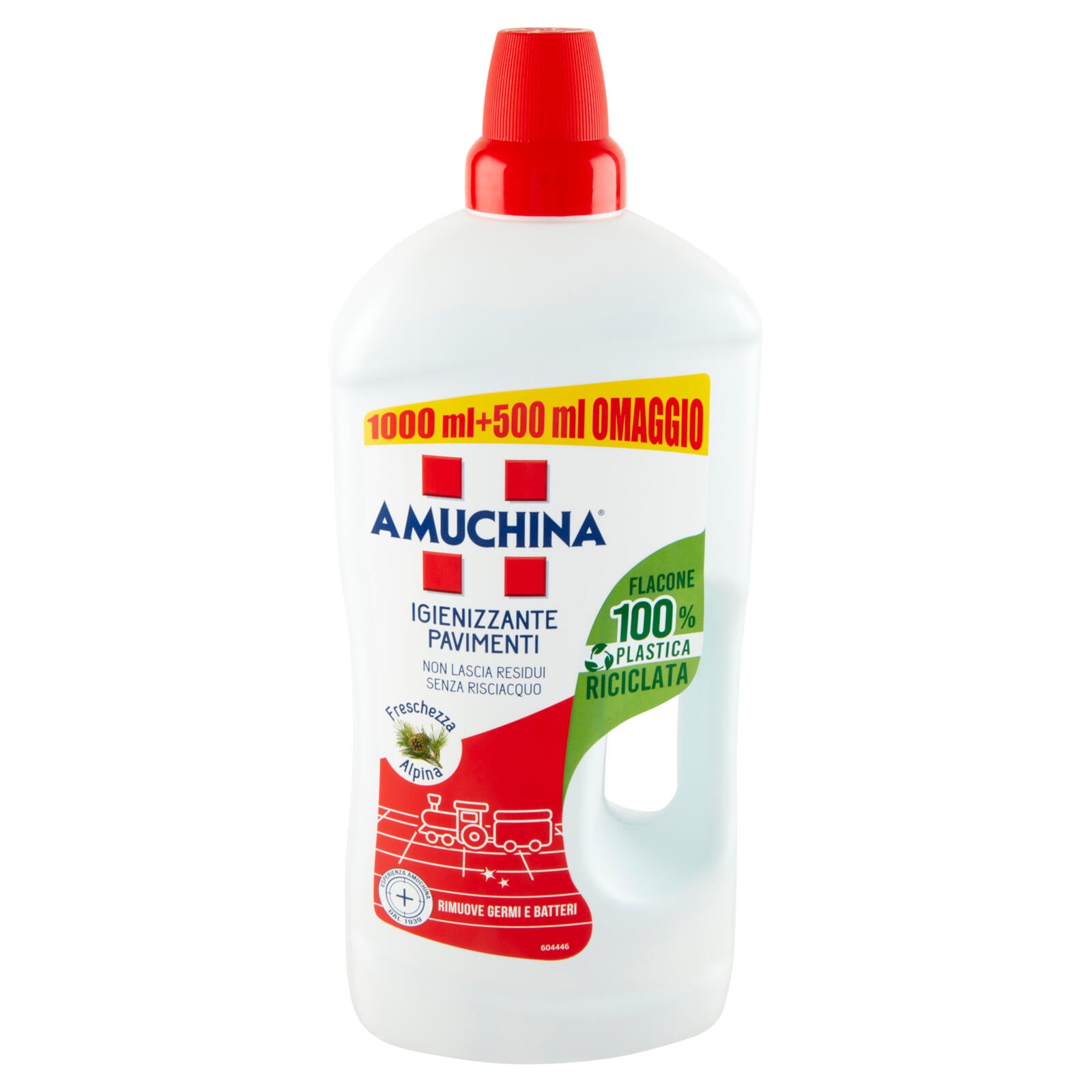 Amuchina Igienizzante Pavimenti Freschezza Alpina 1000 + 500 ml