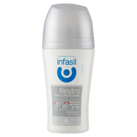 infasil Deodorante roll-on Neutro Tripla Protezione 50 ml