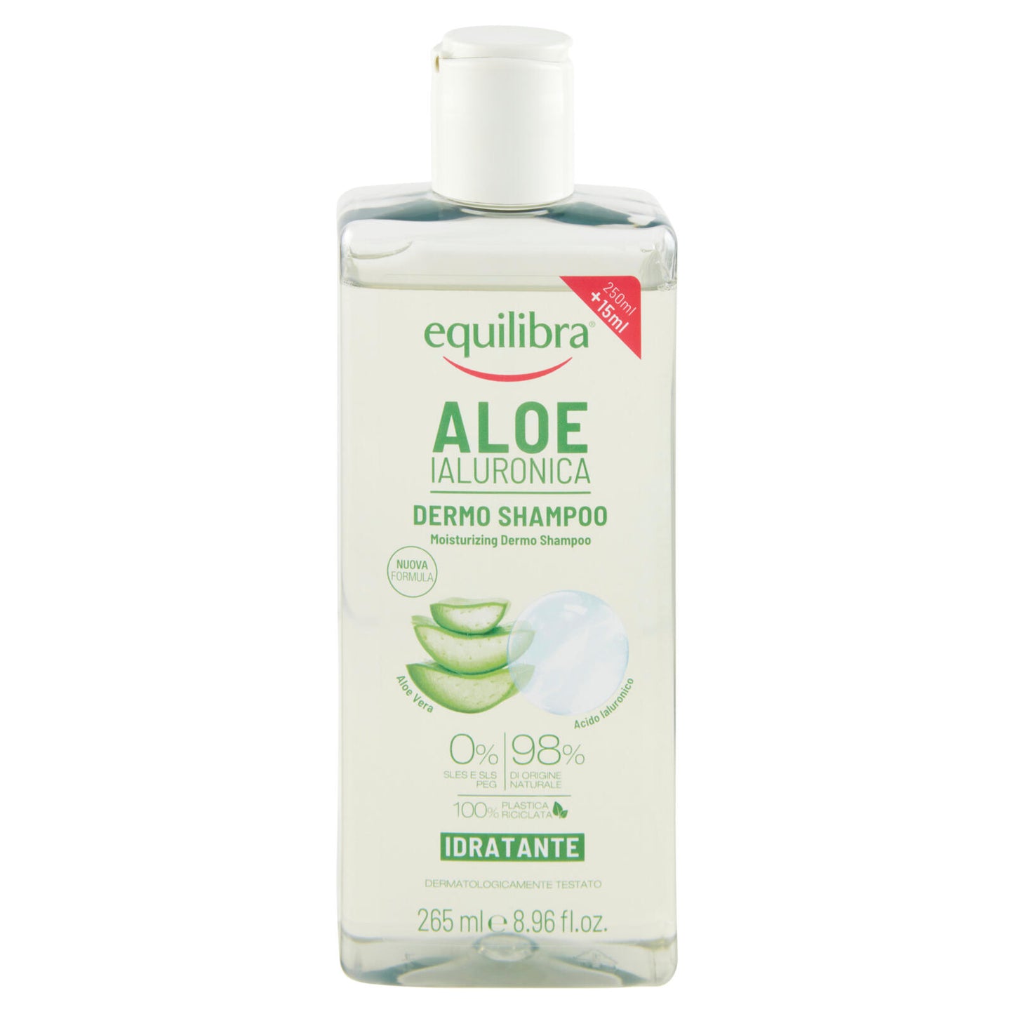 equilibra Aloe Ialuronica Dermo Shampoo Idratante 265 ml