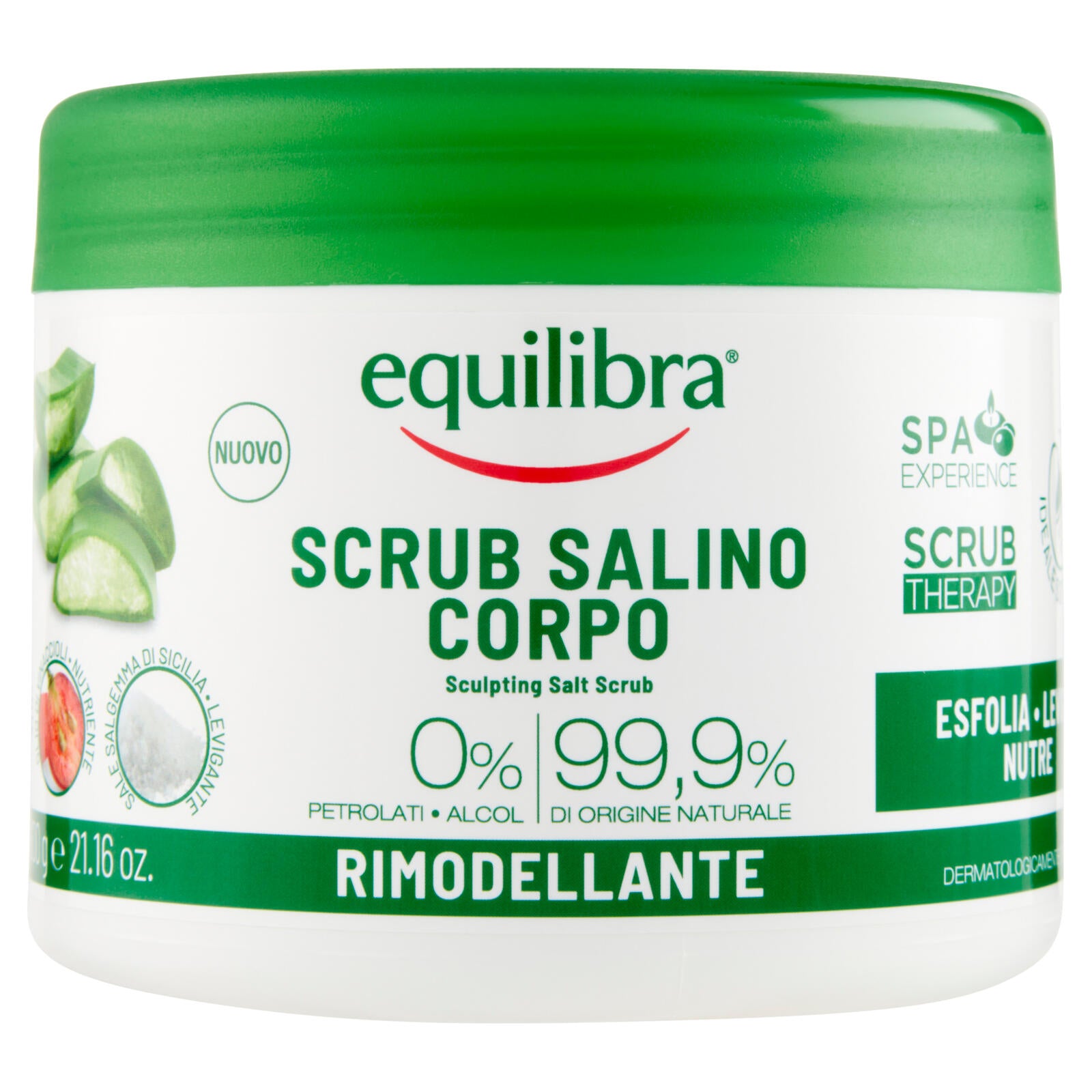 equilibra Scrub Salino Corpo Rimodellante 600 g (25526409)
