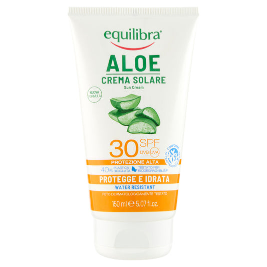 equilibra Aloe Crema Solare 30 SPF Protezione Alta 150 ml