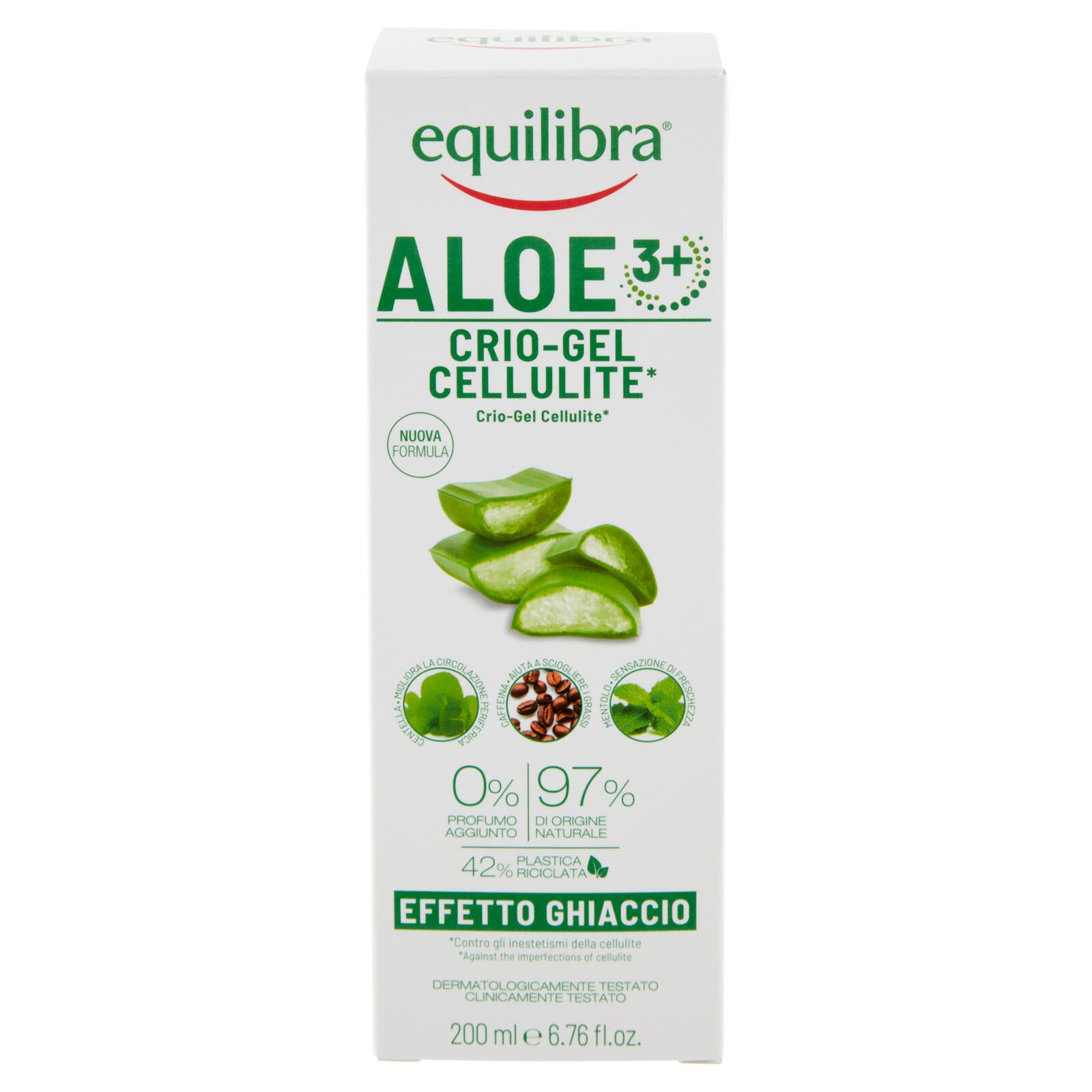 equilibra Aloe 3+ Crio-Gel Cellulite* Effetto Ghiaccio 200 ml