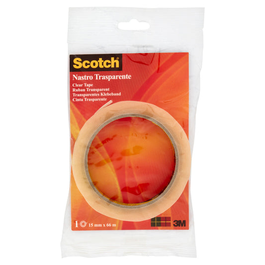 Scotch Nastro Trasparente 15 mm x 66 m 1 pz (25591942)