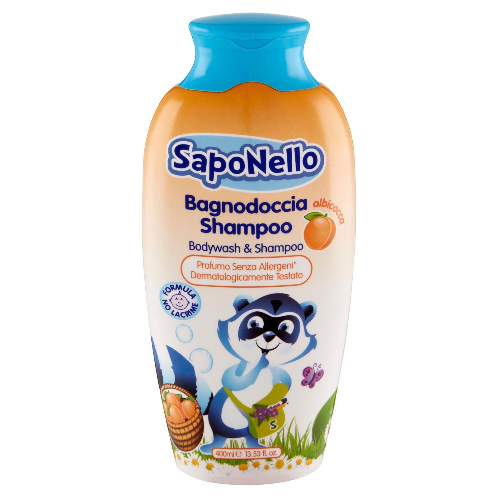 SapoNello Bagnodoccia Shampoo albicocca 400 ml